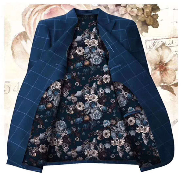 花样内里欣赏西装