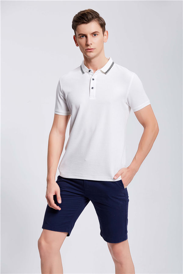 铜氨珠地短款T恤