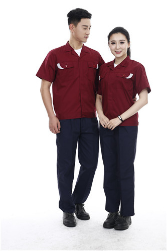 夏季工作服短袖