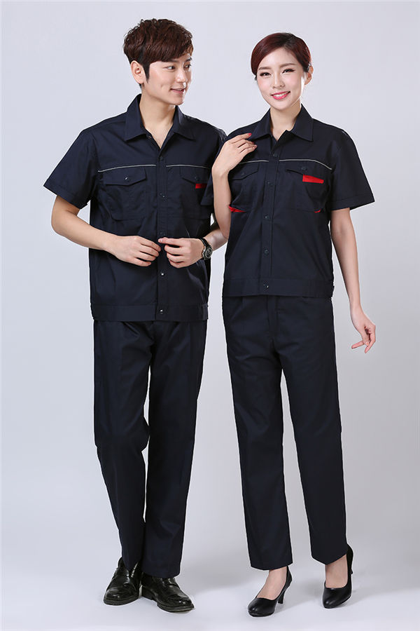 棉细斜纹工作服定做