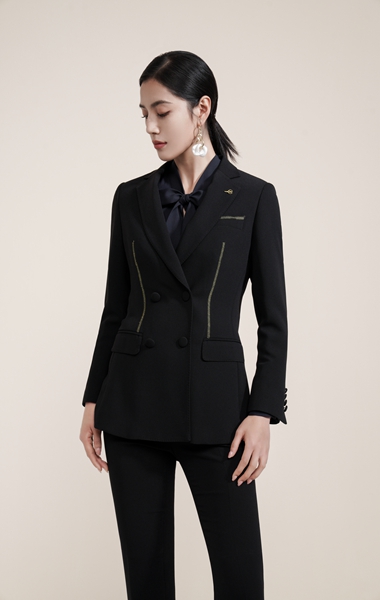 女款商务西装生产