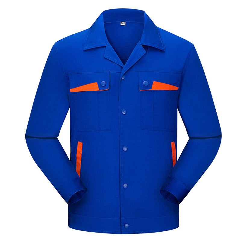 夏季长袖涤棉工作服