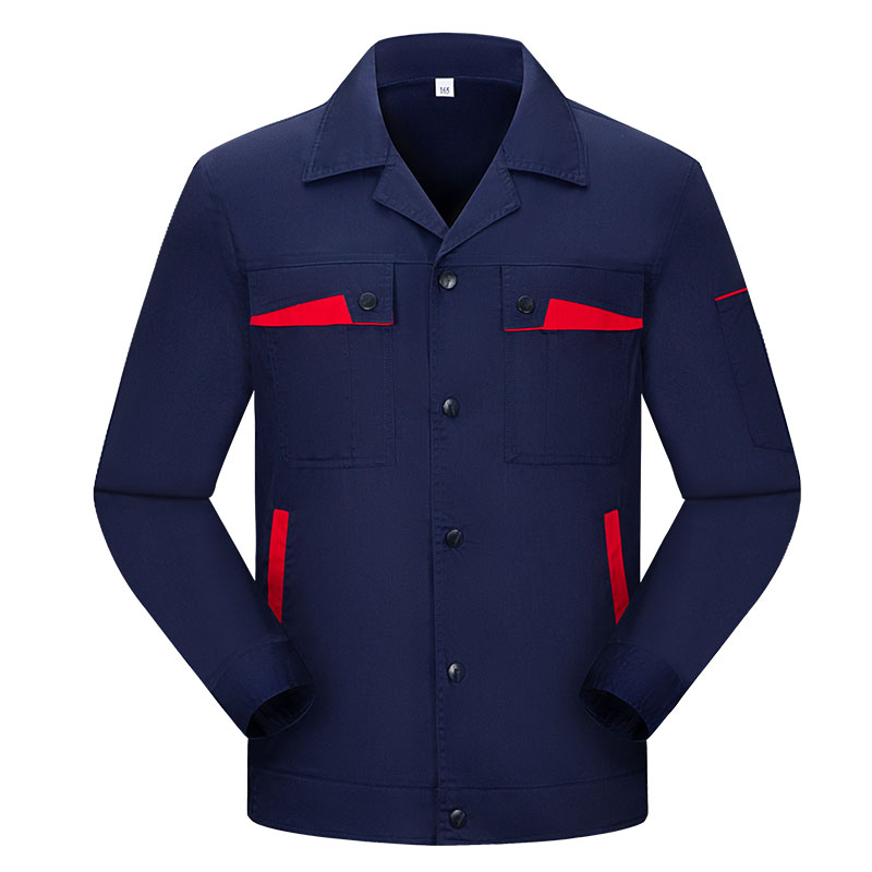 夏季长袖涤棉工作服