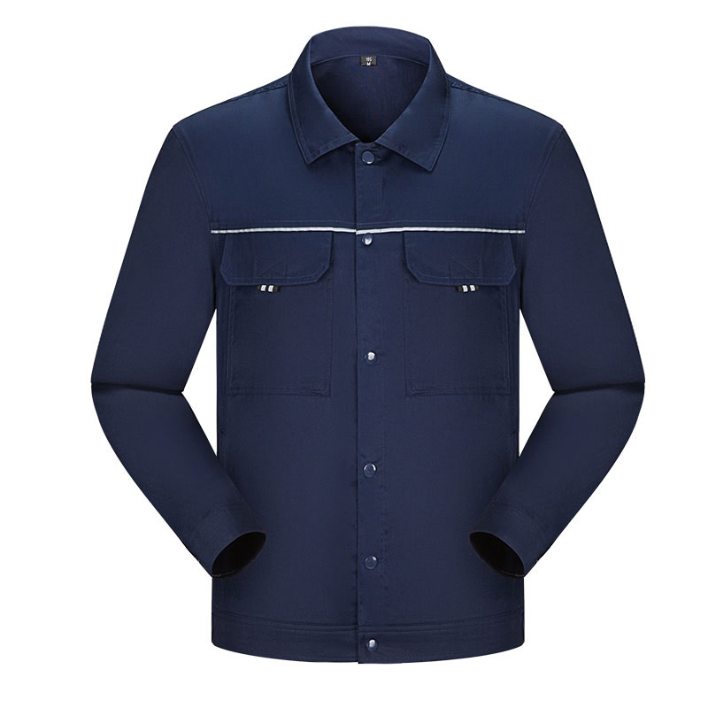 夏季长袖纯棉工作服