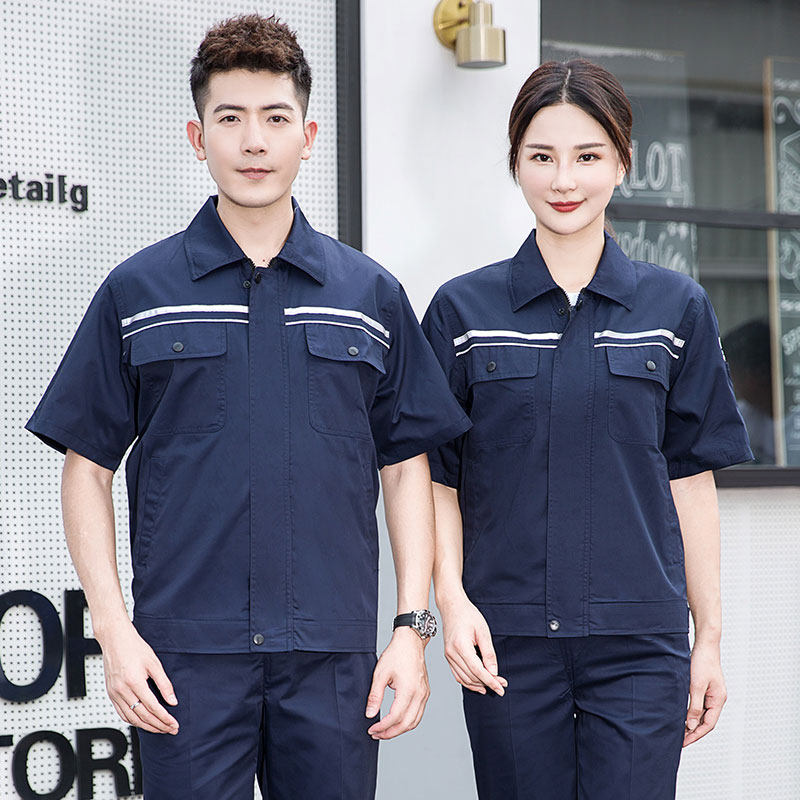 夏季短袖防静电工作服