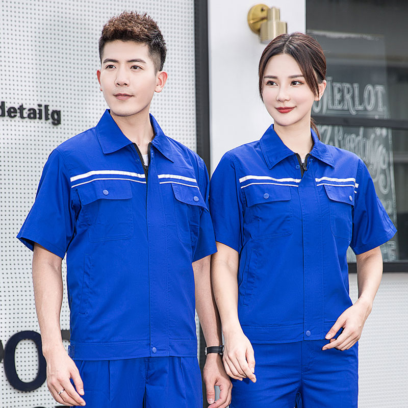 夏季短袖防静电工作服