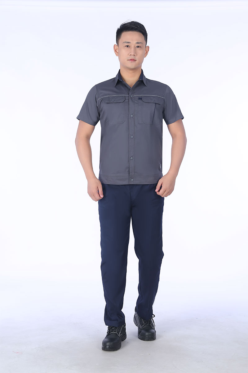 短袖工作服深灰正