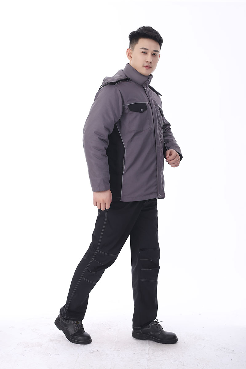 防撕裂工作服灰黑