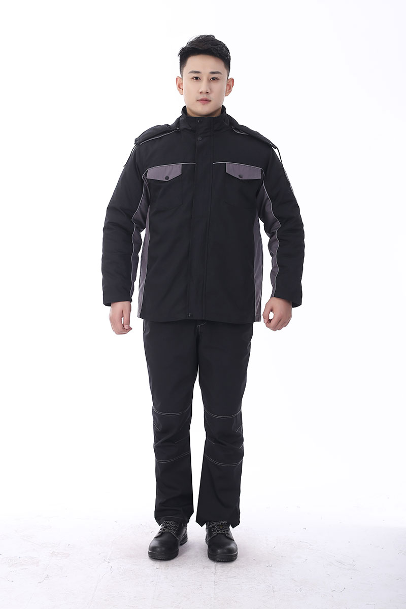 防撕裂工作服黑灰