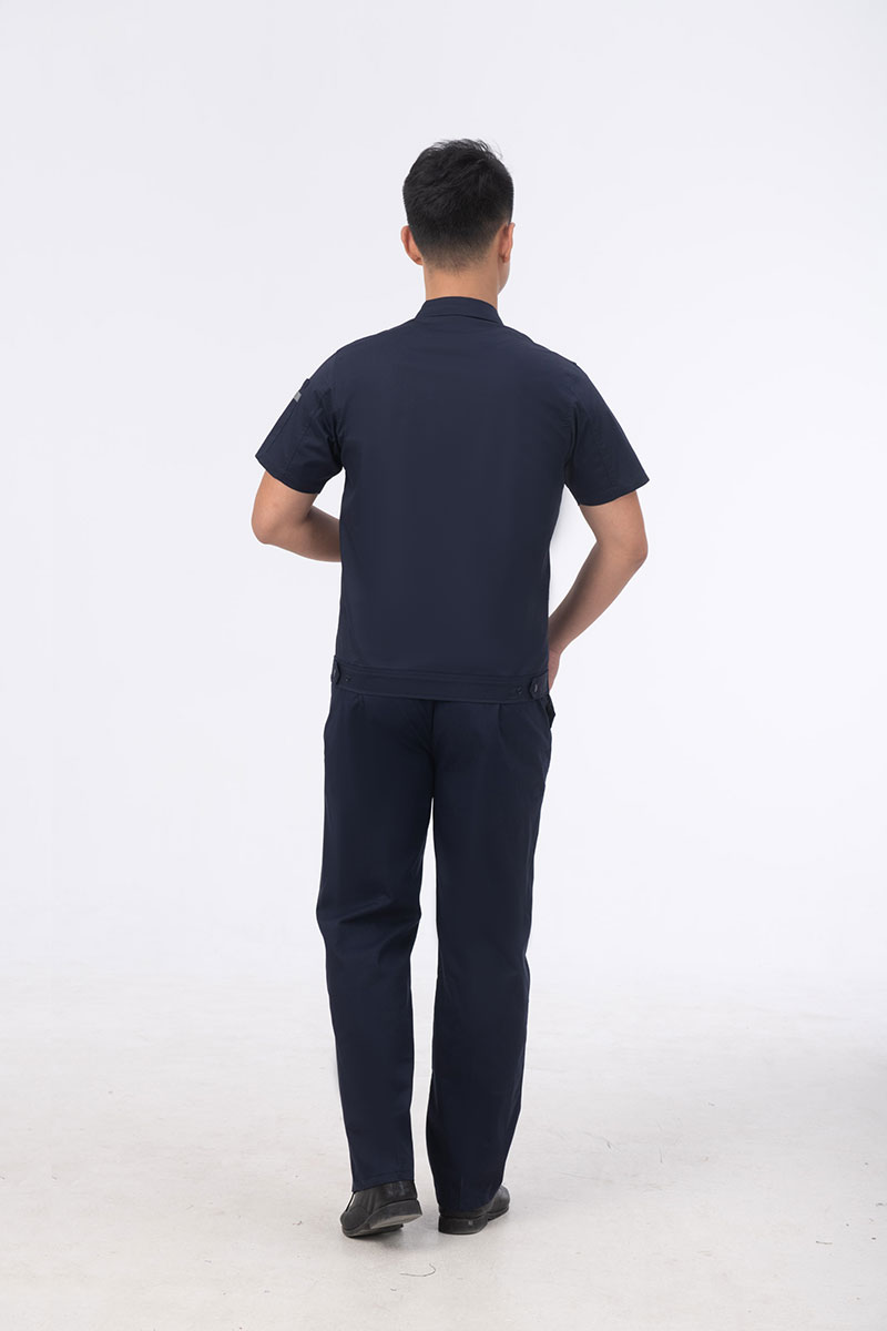 弹力款工作服藏蓝