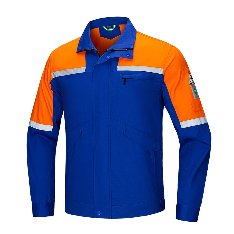 全棉拼色防静电工作服