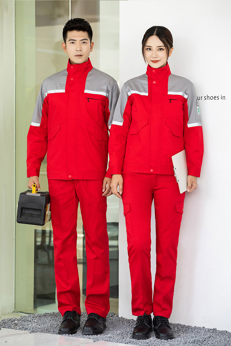 全棉拼色防静电工作服