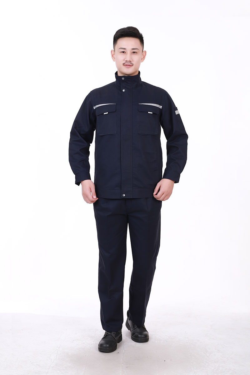 长袖工作服藏青