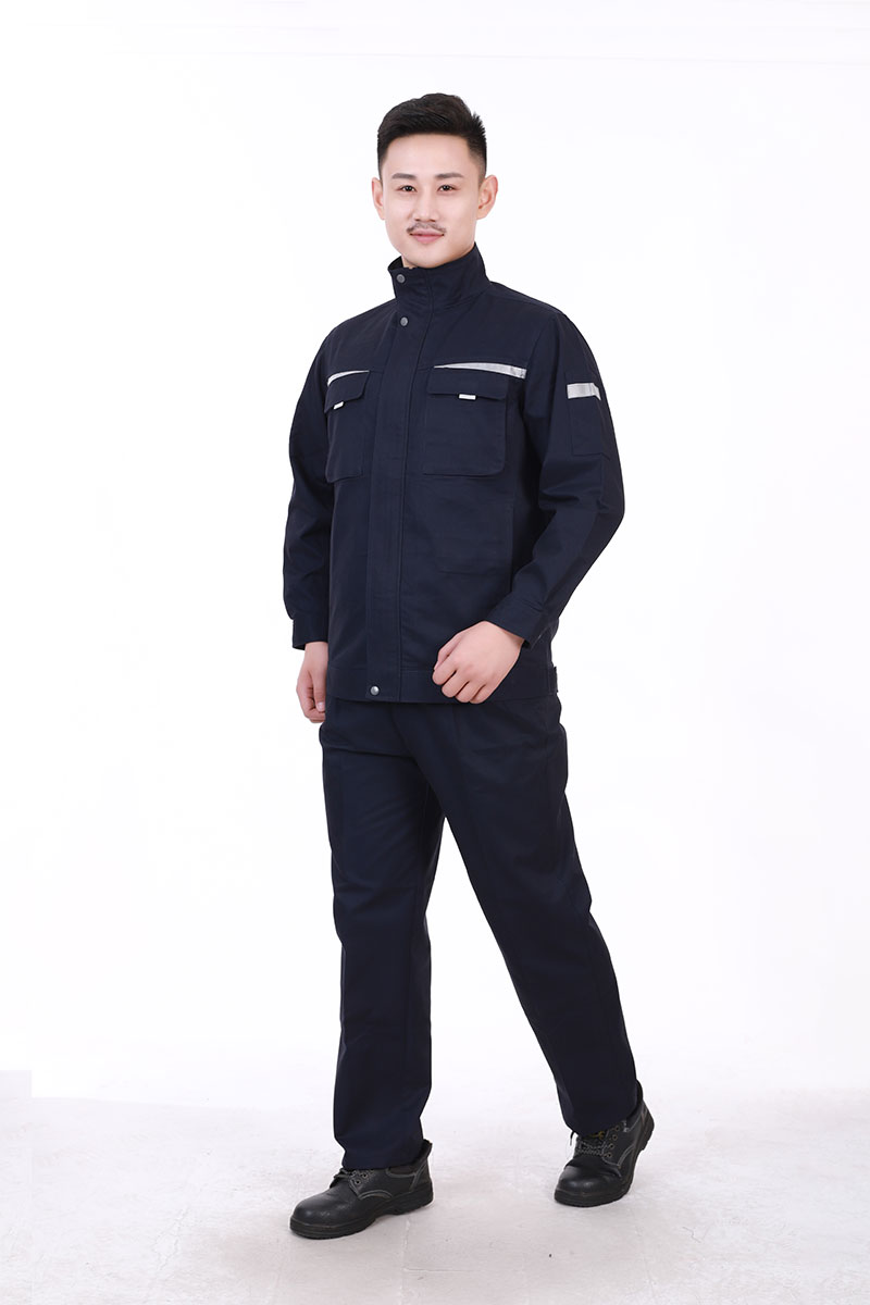 长袖工作服藏青