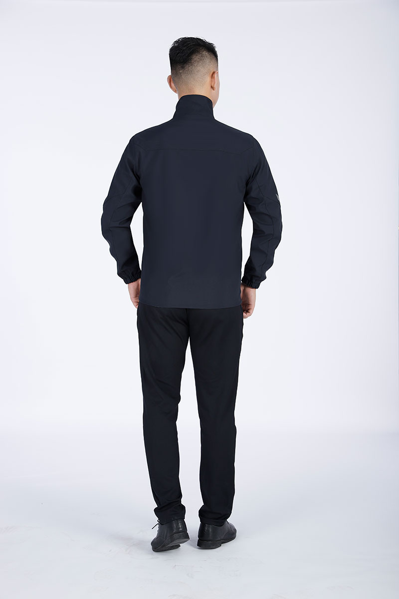 双面夹克工作服藏蓝