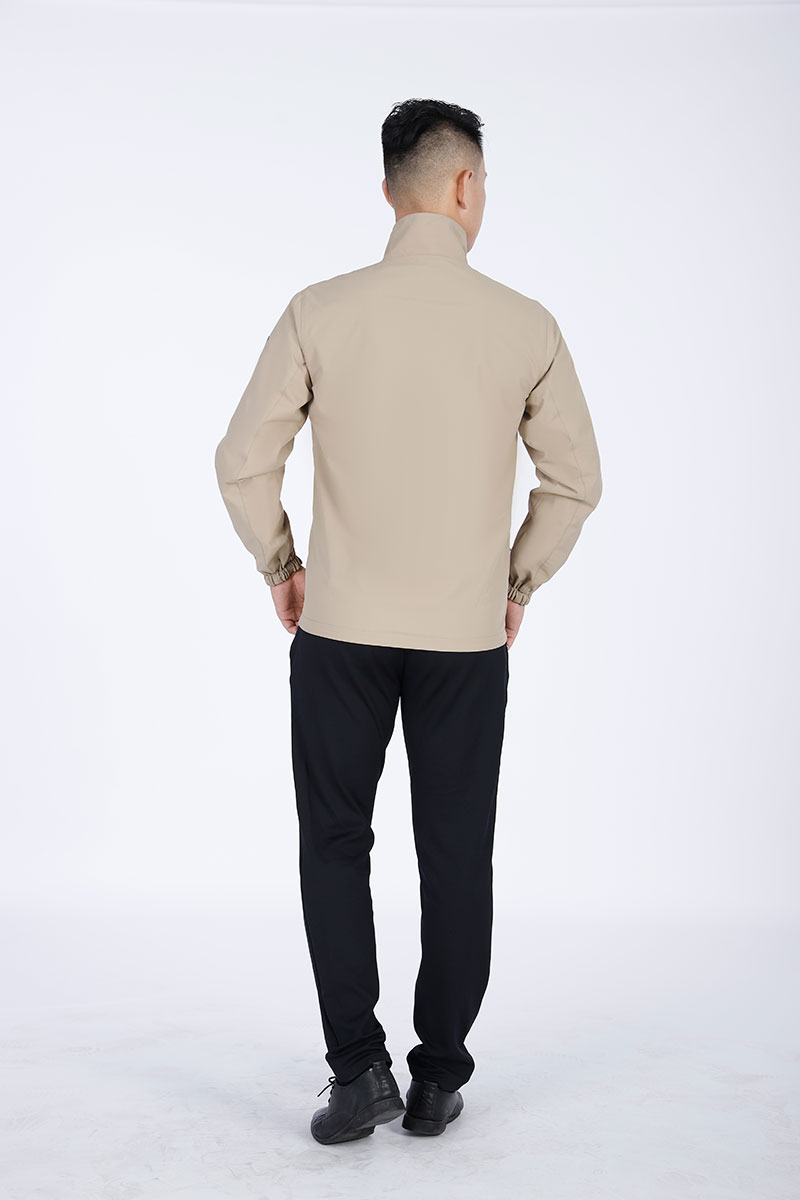 双面夹克工作服墨绿卡其