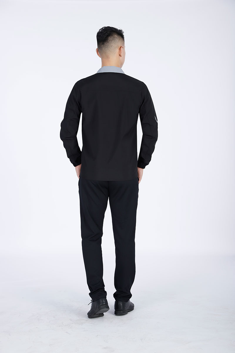 双面夹克工作服灰黑