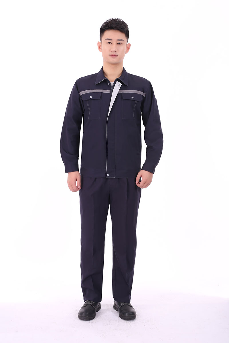 纯棉工作服藏蓝