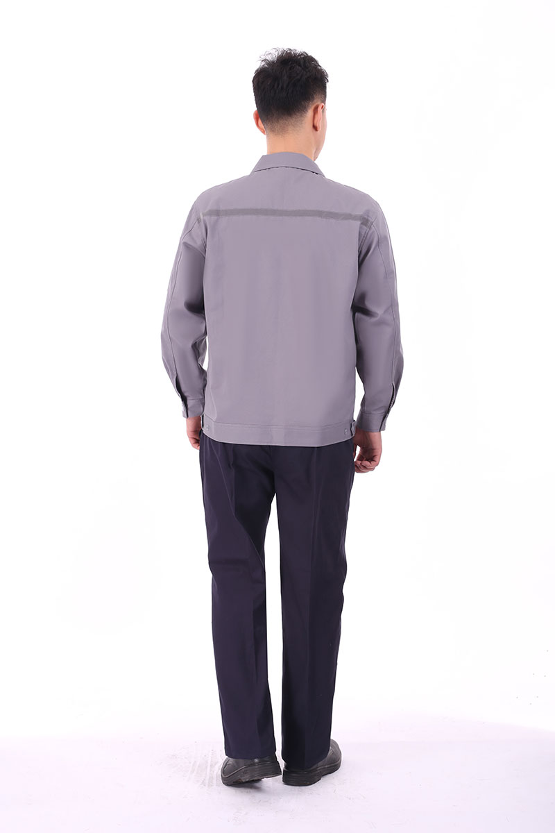 纯棉工作服灰